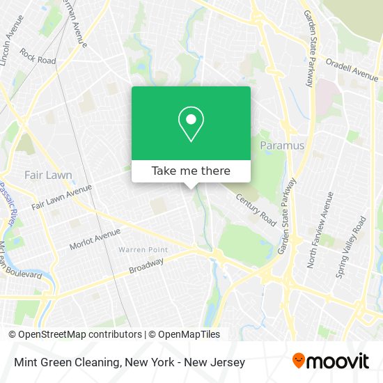 Mint Green Cleaning map