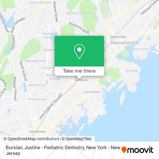 Bursian, Justine - Pediatric Dentistry map