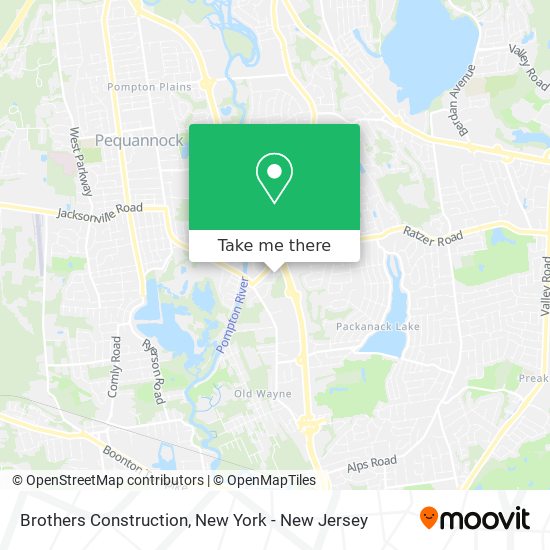 Brothers Construction map