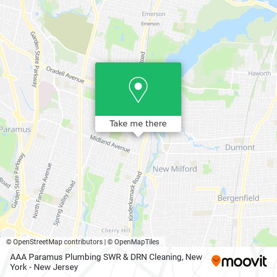 Mapa de AAA Paramus Plumbing SWR & DRN Cleaning