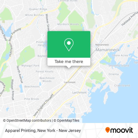 Apparel Printing map