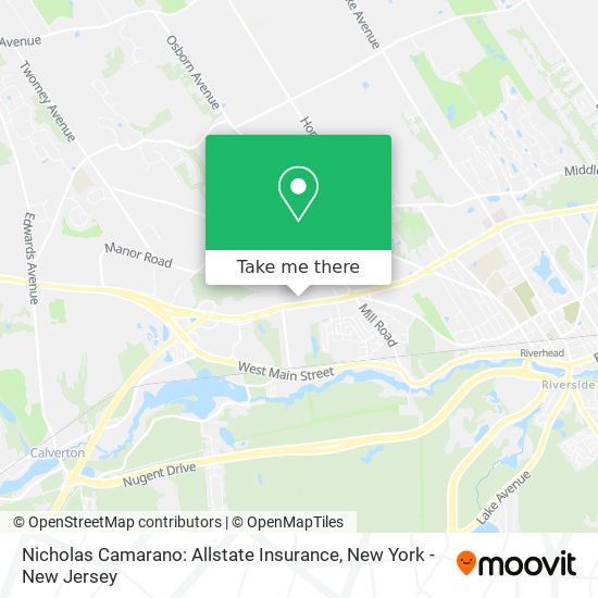 Mapa de Nicholas Camarano: Allstate Insurance