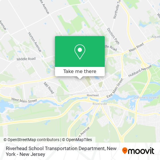 Mapa de Riverhead School Transportation Department