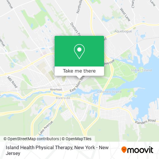 Island Health Physical Therapy map