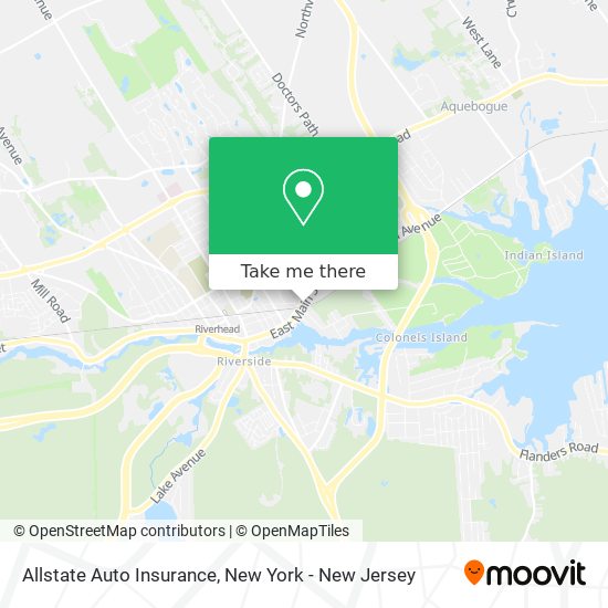 Allstate Auto Insurance map