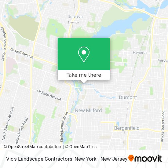 Vic's Landscape Contractors map
