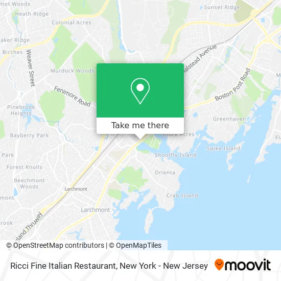 Ricci Fine Italian Restaurant map