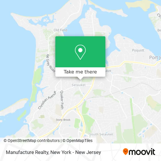 Manufacture Realty map