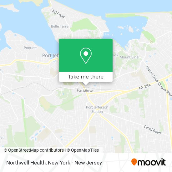 Mapa de Northwell Health