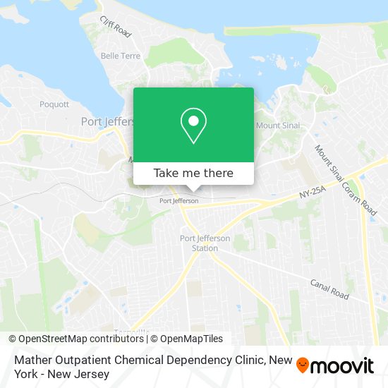Mather Outpatient Chemical Dependency Clinic map