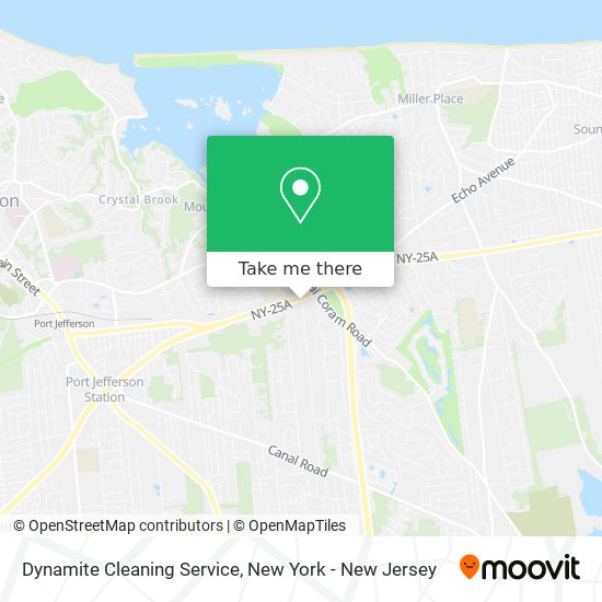 Dynamite Cleaning Service map