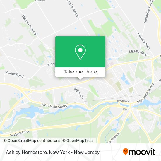 Mapa de Ashley Homestore