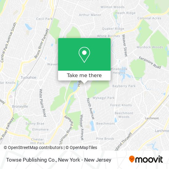 Towse Publishing Co. map