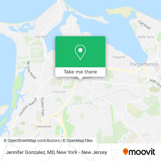 Jennifer Gonzalez, MD map
