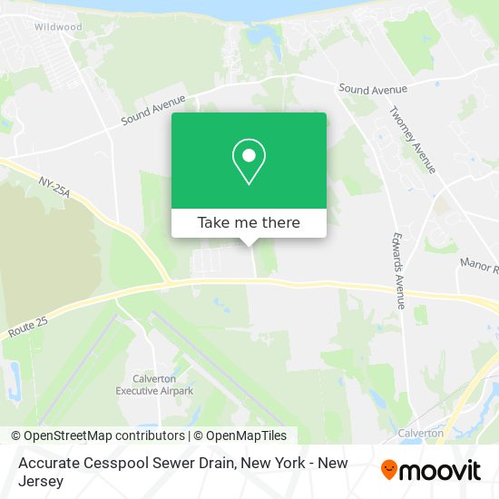 Accurate Cesspool Sewer Drain map
