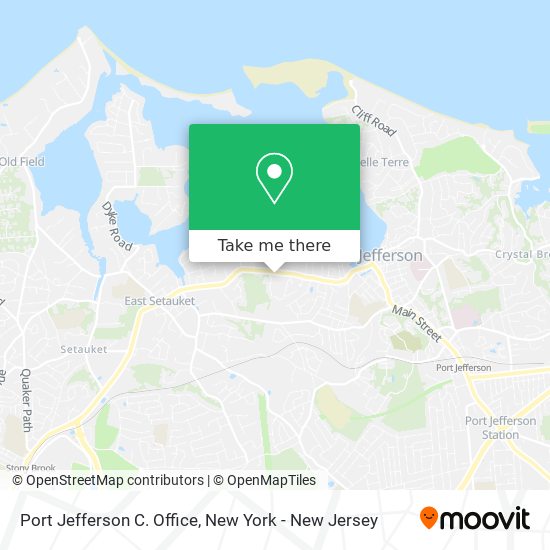 Port Jefferson C. Office map