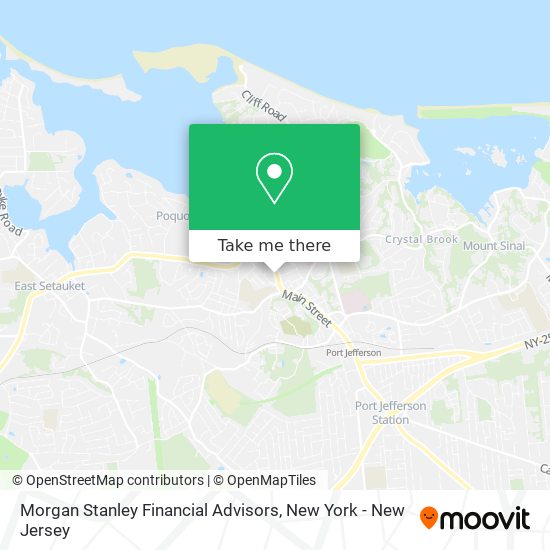 Mapa de Morgan Stanley Financial Advisors