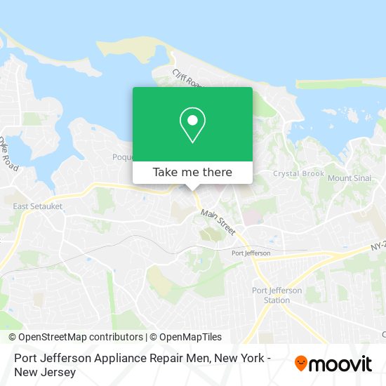 Port Jefferson Appliance Repair Men map