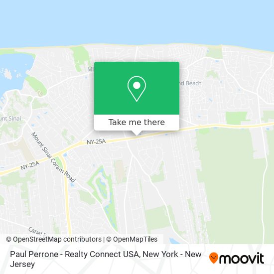 Mapa de Paul Perrone - Realty Connect USA