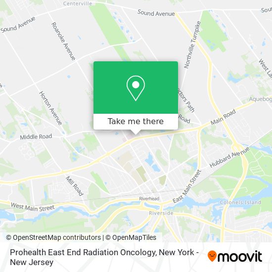 Prohealth East End Radiation Oncology map