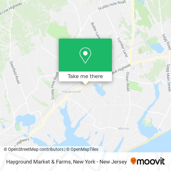 Hayground Market & Farms map