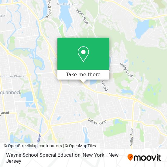 Wayne School Special Education map