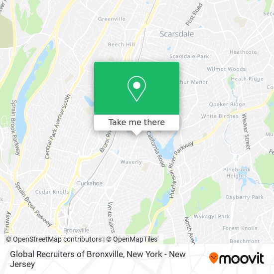 Mapa de Global Recruiters of Bronxville