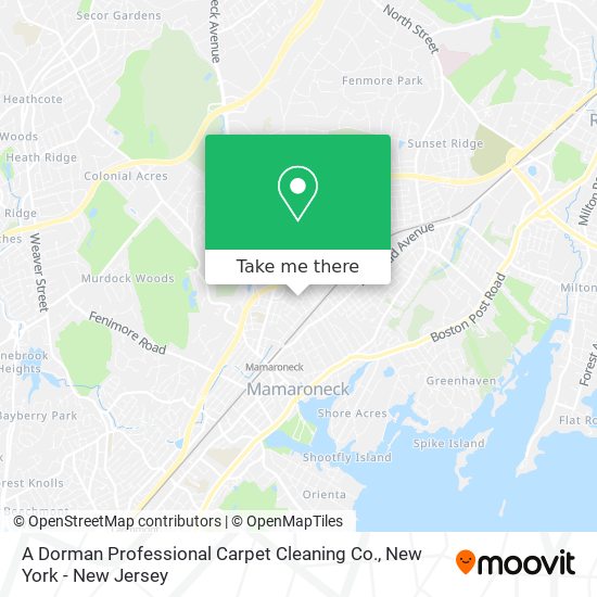 A Dorman Professional Carpet Cleaning Co. map
