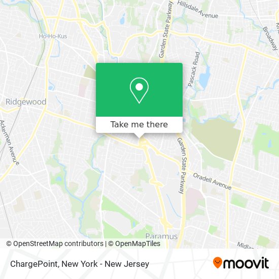 ChargePoint map