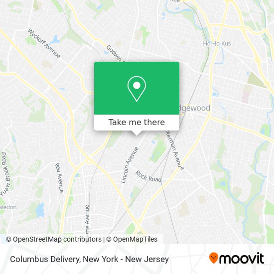 Mapa de Columbus Delivery