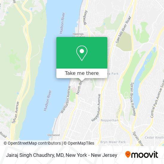 Mapa de Jairaj Singh Chaudhry, MD