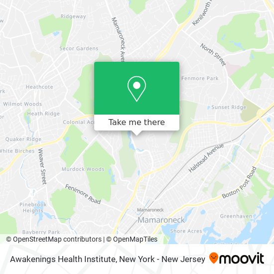 Mapa de Awakenings Health Institute