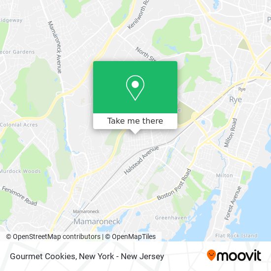 Gourmet Cookies map