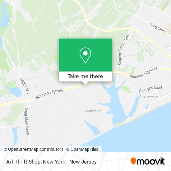 Arf Thrift Shop map