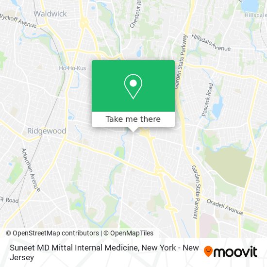 Mapa de Suneet MD Mittal Internal Medicine