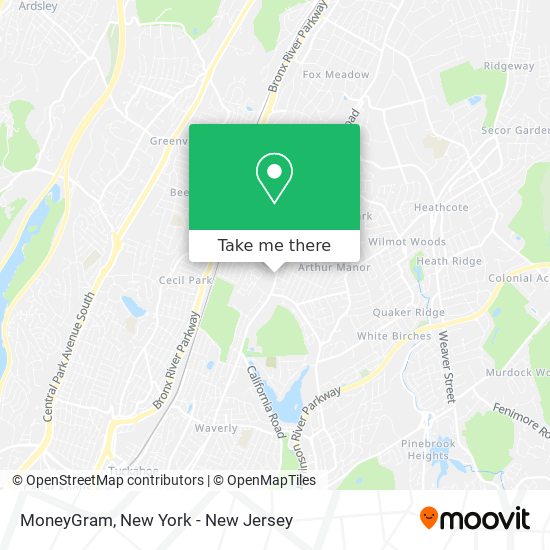 MoneyGram map