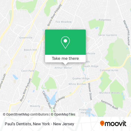 Paul's Dentists map