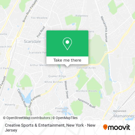 Creative Sports & Entertainment map