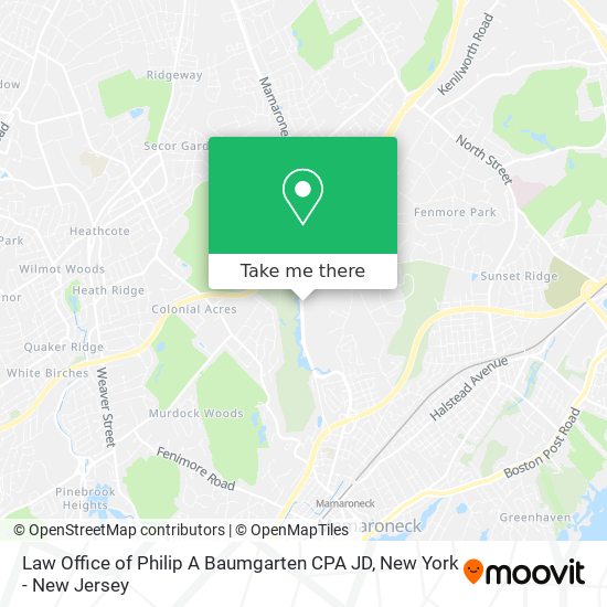 Mapa de Law Office of Philip A Baumgarten CPA JD