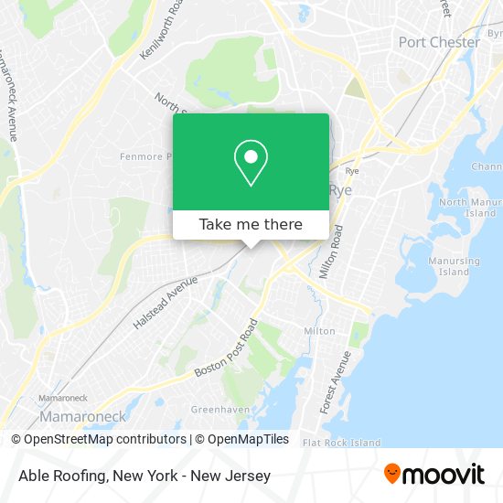 Able Roofing map