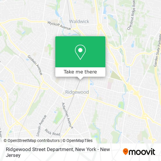 Ridgewood Street Department map