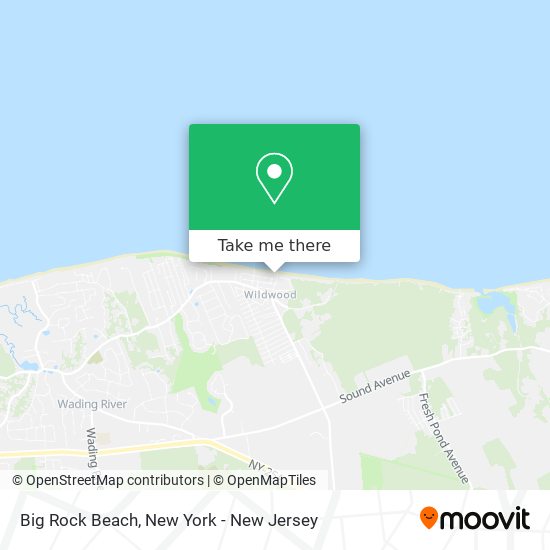 Big Rock Beach map