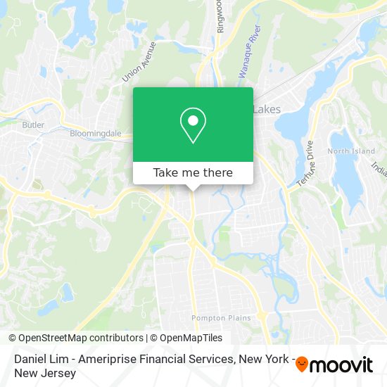 Mapa de Daniel Lim - Ameriprise Financial Services