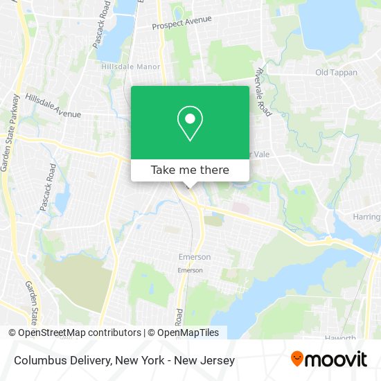 Mapa de Columbus Delivery