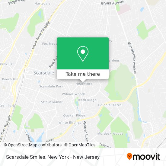 Scarsdale Smiles map