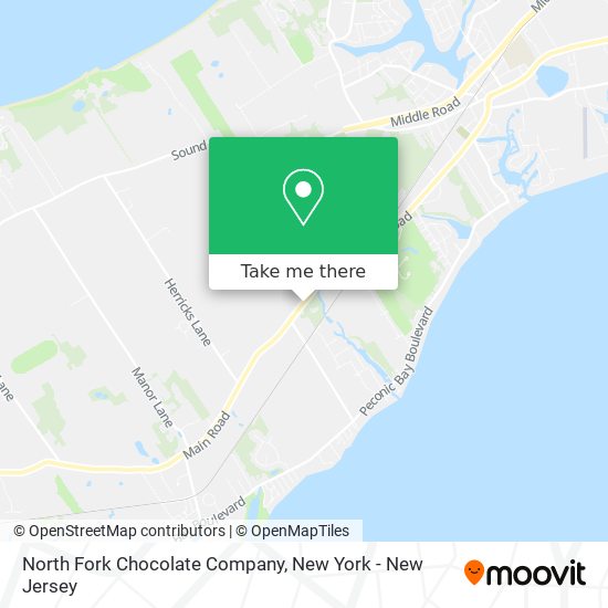 North Fork Chocolate Company map