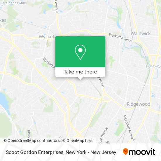 Scoot Gordon Enterprises map