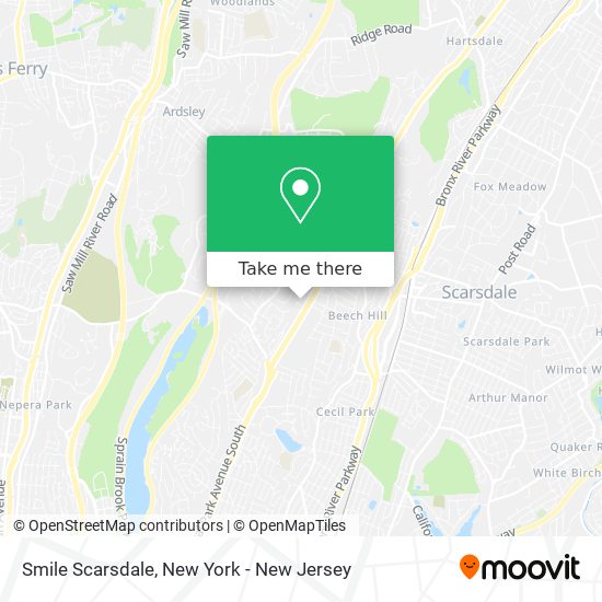 Smile Scarsdale map