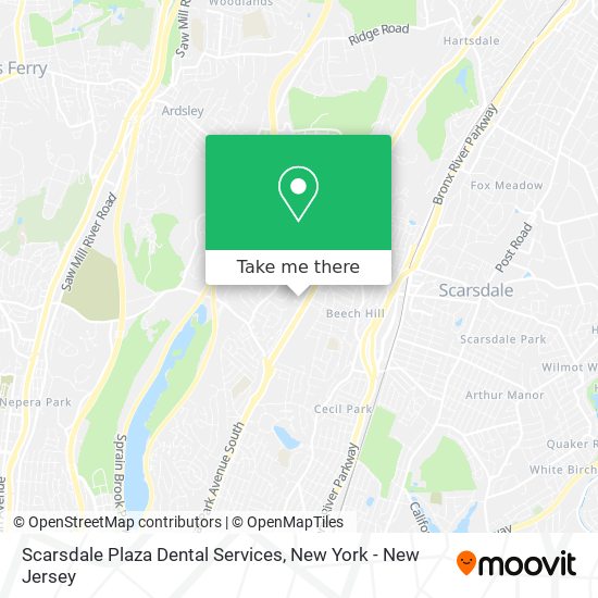 Mapa de Scarsdale Plaza Dental Services