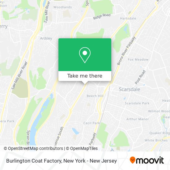 Burlington Coat Factory map